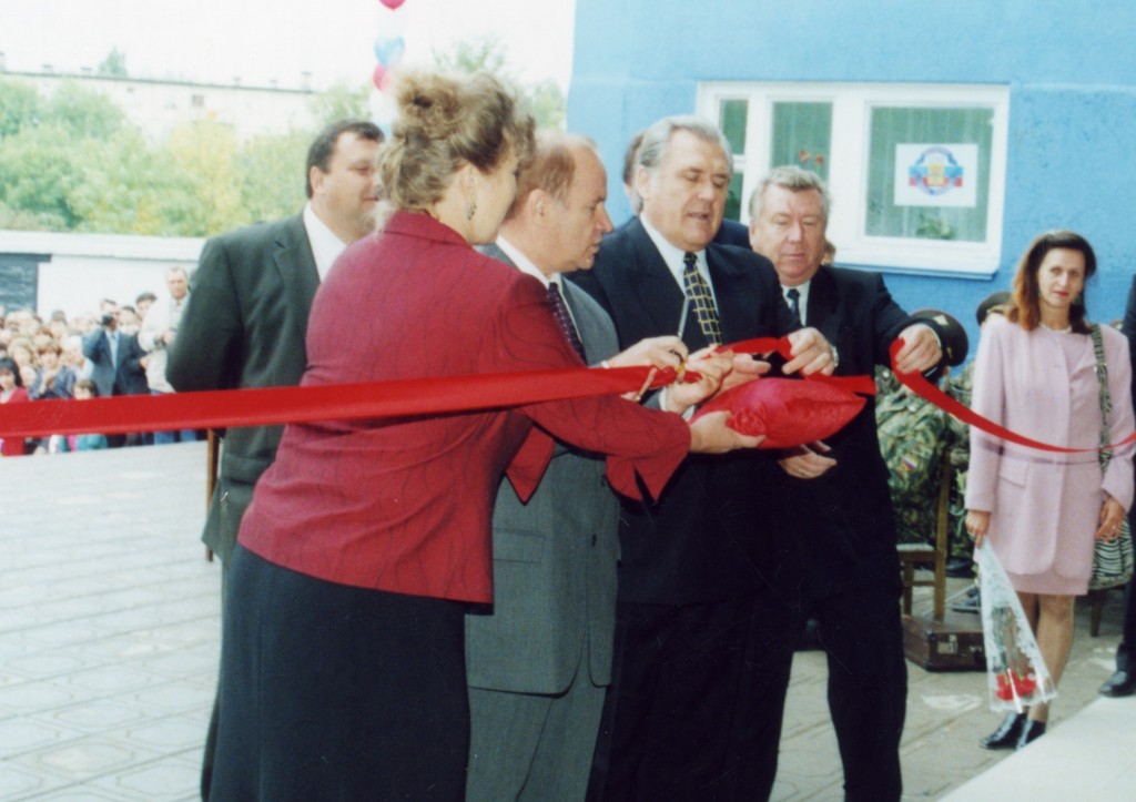 Момент открытия лицея №4 в 2001 году
